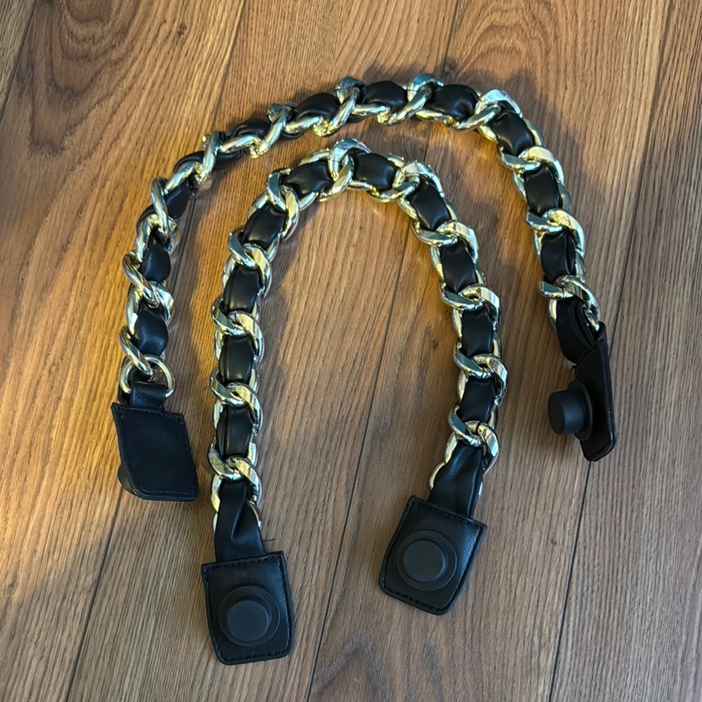Black and Gold Chain Strap for Versa Tote
